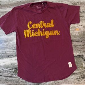 Central Michigan University Maroon Short Sleeve T-Shirt